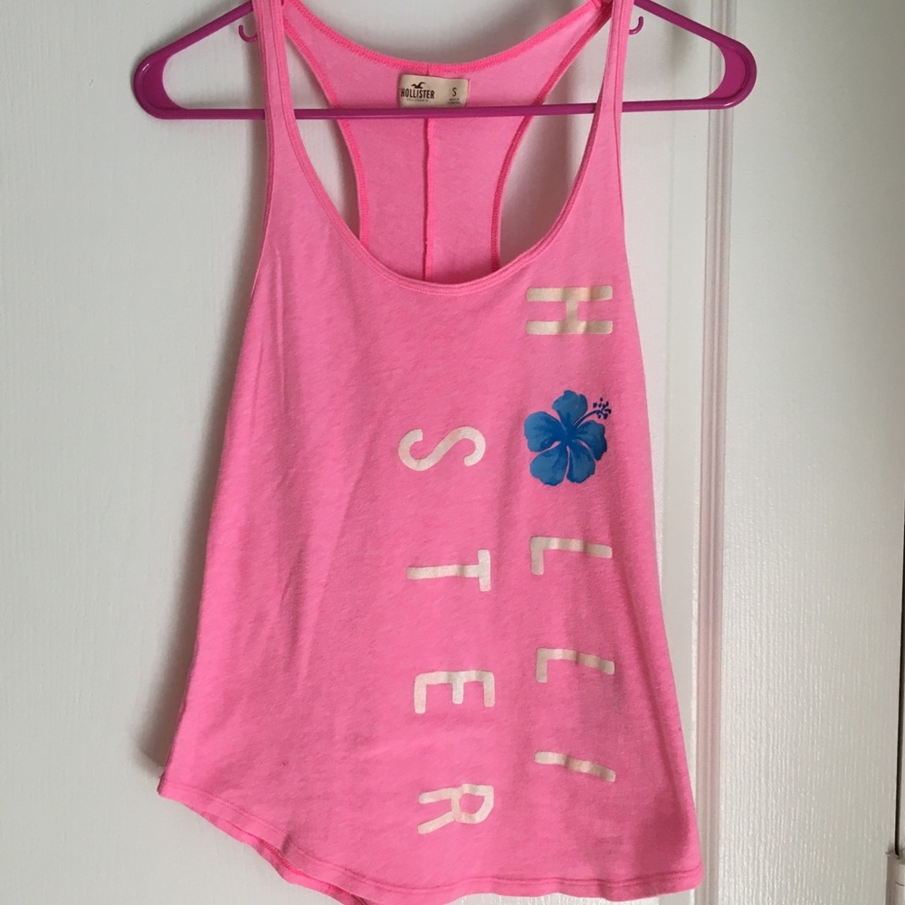 Hollister Pink Summer Tank Top Size S